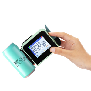 Yaomatec 12.7mm hàng loạt QR Mã Vạch Sản xuất Thời hạn sử dụng Logo Tên 4 dòng Máy in mini xách tay máy in phun - Product Image 1