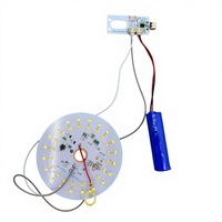 Accessoires pour lampe de table LED, cartes de circuits imprimés 5V, source lumineuse bicolore blanc chaud avec contrôle tactile LED, rechargeable 5V