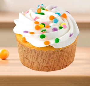 Molde de papel redondo Panettone de 3 a 5 pulgadas, bandeja de papel Panettone desechable, molde para Horno de vapor, pan, pastel, bandeja de papel para comida - Product Image 1