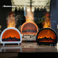 Diffuseur d'huiles essentielles Aromacare Creative, petit, portable, 3D, effet flamme de cheminée miniature, pour la maison