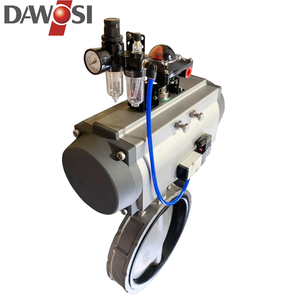 Пневматический дисковый затвор D671 из нержавеющей стали 304, профессиональный производитель дисковых затворов, размеры DN40-450 - Product Image 5