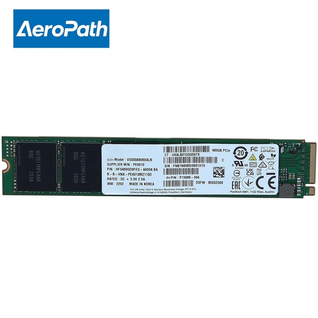 P13688-004 480GB M.2 NVMe X4 22110 Read Intensive SSD for Server P24188-B21