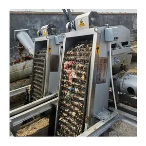 Fully automatic coarse screen rake fine bar screen grille sewage treatment equipment