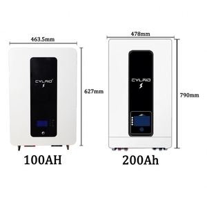 อุปกรณ์เก็บพลังงานในบ้านระบบพลังงานแสงอาทิตย์51.2V 100AH/200Ah แบตเตอรี่ Lifepo4ติดผนัง IP65 25.6V 48V 5kWh 10kWh แบ่งกระป๋อง - Product Image 2