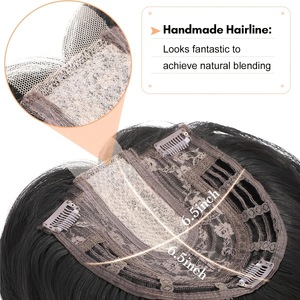 Extensiones de Cabello con Clip de 22 Pulgadas para Mujer, Postizo de Cabello Sintético para Cabello Fino, Aumenta el Volumen, Aspecto Natural - Product Image 3