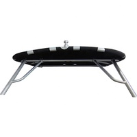 Allsome Dolphin — tour universelle de bateau en t, avec cadre revêtu en aluminium noir