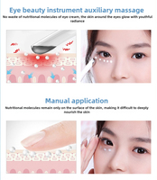 Ooglip Lifting Zorg Massager Anti-Aging Galvanische Anti Rimpels Oogmassage Pen Thuisgebruik Schoonheidsapparaat Oogmassage Toverstaf