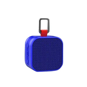 Portable poignée corde IPX6 étanche multi fonction hifi 3D lecteur de musique stéréo sans fil sport en plein air bleu dent bt haut-parleur