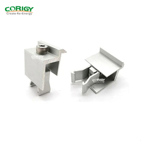 Corigy, le nouveau style de pince de fixation pour panneau solaire, pince de fixation rapide pour module photovoltaïque solaire, pince intermédiaire ou d'extrémité, pinces solaires