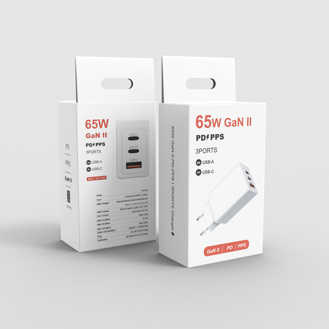 65W GaN Charger for PD PPSType C and USB Charger With QC 3.0 Portable Fast Charger for iphone samsung