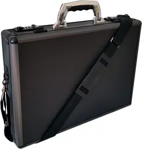 Aluminium Executive Laptop gepolsterte Aktentasche Attache Case