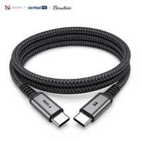 UNIEAN Großhandel 100W PD E-Marker USB 2.0 Typ-C zu Typ-C Geflochtenes Datensynchronisationskabel