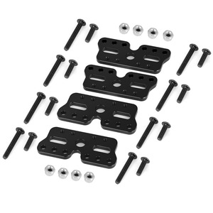 Kim Loại Adapter Núi Bracket Bánh Răng Tấm Bumper Bìa Đứng Mang Các Loại Hạt Cho Tamiya Clod Buster 1/10 <span class=keywords><strong>RC</strong></span> Phụ Tùng Xe Hơi - Product Image 2
