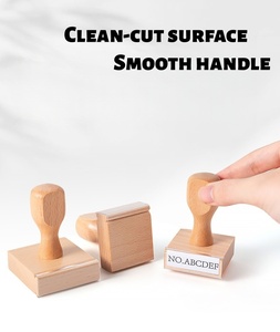 Sello de Goma Cuadrado/Rectangular de Madera con Almohadilla de Tinta para DIY, Cuadernos, Oficina, Negocios, <span class=keywords><strong>Abogados</strong></span> - Product Image 3