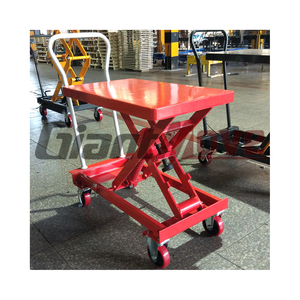 Fabriek Outlet Werk Platform Vrachtwagen Veerbeladen <span class=keywords><strong>Lift</strong></span> Tafelveer <span class=keywords><strong>Trolley</strong></span> 400 Kg Handmatige Hydraulische <span class=keywords><strong>Lift</strong></span> Tafels - Product Image 3