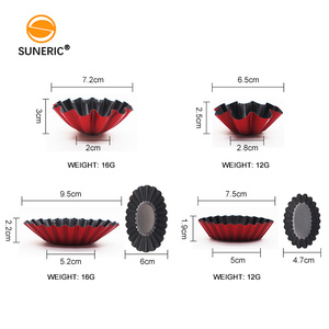 Moules de cuisson réutilisables en acier pour gâteaux, muffins, puddings, biscuits, fromages, <span class=keywords><strong>mini</strong></span>-tartes et œufs - Product Image 5