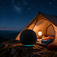Nuevo Altavoz Portátil de 5W con Efecto de Iluminación RGB, Graves Potentes, Sonido Nítido, Diseño Impermeable, Perfecto para Exteriores SOM-023