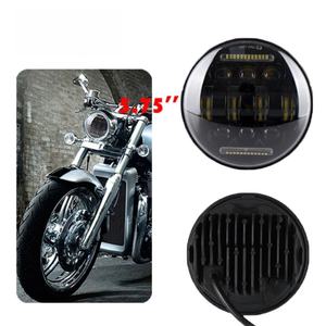 Phare LED pour moto 5,75 pouces 30W, forme H4, 6000 lm, 6000K-6500K, blanc, faisceau Hi/Lo, avec Halo LED Angel Eyes pour tout-terrain - Product Image 6