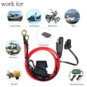 SAE штекер к 12V ringterminal проводов с предохранителем SAE 2-контактный Quick Подключите кабель-удлинитель - Product Image 3