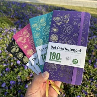Carnet de notes personnalisé B6 format poche, ligné à pois, journal à grille de points