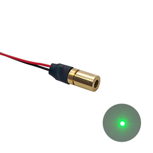 Alta calidad 6X10mm 520nm 0.5mW1mW5mW Módulo láser verde Grabado láser Punto Piezas de equipo láser Versión de carcasa de color cobre - Product Image 1