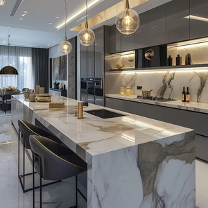Vermonhouzz Mobili da <span class=keywords><strong>Cucina</strong></span> Modulari Personalizzati Design Moderno Cucine di Lusso con Accessori Completi - Product Image 3