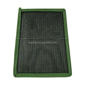 Filter udara pra-panel kustom Filter Unit koil kipas dapat dicuci tahan lama Filter udara jala nilon