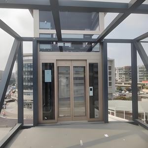 Ascenseur résidentiel rustique pour villa, 1 étage, à traction, 800 kg, en acier inoxydable, certifié ISO9001/CE - Product Image 6