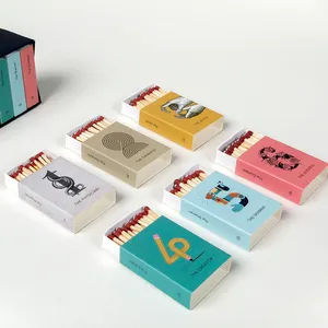 Match Factory Wholesale Custom Matchbox Customized size Advertising matches hotel l Family Matches