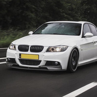 Pare-chocs de voiture pour BMW Série 3 E90/E91 LCI M Sport 2009-2012 : Lame avant, spoiler avant et modification des coins de pare-chocs avant