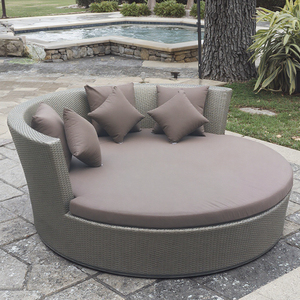 Sang Trọng Mọi Thời Tiết Ngoài Trời Mây Mặt Trời Lounger Ghế Bãi Biển Cho Hồ Bơi Patio Cho Phòng Khách Ăn Phong Cách Bơi Hồ Bơi Đồ Nội Thất - Product Image 1