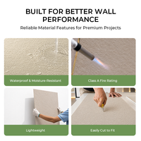 Revêtement mural extérieur en pierre naturelle tissée en chanvre imperméable pour la décoration des murs extérieurs et intérieurs des villas