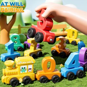 Juego de Tren Magnético con Números para Niños Pequeños, Juguete de Conteo y Clasificación de Colores, Juguete Educativo, Tren de Plástico, Regalo de Cumpleaños para Niños y Niñas - Product Image 5