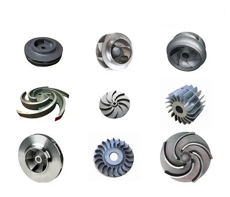 OEM Stainless Steel Lost Wax Investment Casting Water Pump Impeller Precision Casting Centrifugal Pump Impeller