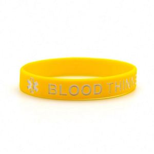 Pulsera de Alarma Médica, Pulsera de Silicona Ecológica para Uso Médico, Brazalete de Goma Personalizado - Product Image 3