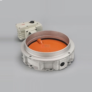 Válvula de aluminio V1fs V2fs 304 DN100-DN600 motorizada AC22V con doble o simple brida para polvo D016010003005D-02 - Product Image 6