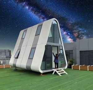 Camera d'Albergo Prefabbricata di Lusso a Due Piani in Stile Vittoriano, Ecologica e Ignifuga in Acciaio per <span class=keywords><strong>Resort</strong></span>, Parchi Commerciali e Soggiorni - Product Image 4