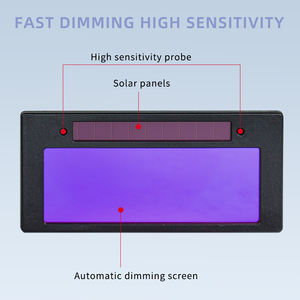 <span class=keywords><strong>Casque</strong></span> de soudage à obscurcissement automatique solaire bleu aqua magnifique avec lentille <span class=keywords><strong>LCD</strong></span> à cristaux liquides à couleurs réelles - Product Image 3