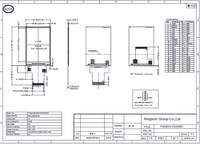 Panel de Control Inteligente para el Hogar Kingtech de 3.5 Pulgadas, 320x480, ILI9488, Multi Interfaz, 350nits, Resistente al Agua, Módulo LCD TFT Táctil Capacitivo