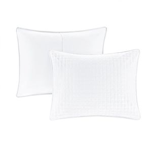 Juego de edredón reversible de 3 piezas DB, estampado geométrico y floral, relleno de algodón y poliéster para hotel en casa o boda - Product Image 3