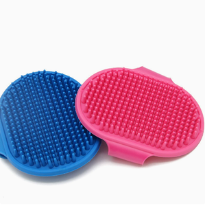 TPR Evcil Hayvan Banyo Masaj Fırçası Köpek Kedi Duş Bakım Aracı Özel Logo Yumuşak Kauçuk Tüy Dökülmesini Azaltan Eldivenler - Product Image 6