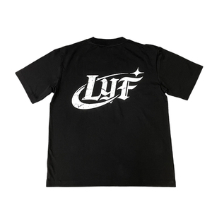 T-shirt décontracté à manches courtes avec logo imprimé personnalisé, t-shirt de sport respirant à séchage rapide en polyester, t-shirt de sport surdimensionné - Product Image 2