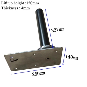 Lin Xuan mesa de centro multifuncional presione manualmente para levantar la parte superior vertical rotar y levantar el hardware de la Mesa de gas - Product Image 3