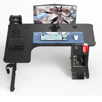Escritorio para Juegos Beisijie con Muestra Gratuita, Escritorio para Juegos en Forma de L, Mesa para Juegos de Computadora con RGB