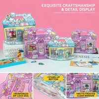 Sacs cadeaux de Noël personnalisables et durables, imprimés en couleur, motif dessin animé mignon, pour bonbons et snacks, sacs pour enfants de maternelle
