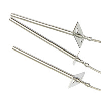 Sonde de température PT100 PT1000 RTD, sonde de remplacement pour barbecue, pour grillades au bois, fumoir, four