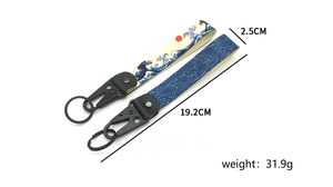 JDM Culture Sangle Porte-clés Voiture De Course Porte-clés <span class=keywords><strong>Double</strong></span> Face Transfert Thermique Impression Sangle Porte-clés Porte-clés Boucle - Product Image 5