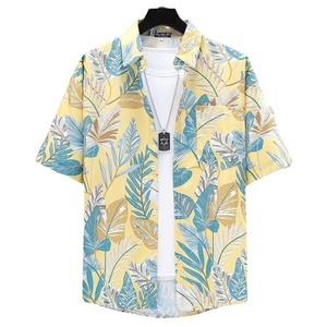 Nouveauté 2025 Chemise Hawaïenne pour Hommes – Chemise de <span class=keywords><strong>Plage</strong></span> d'Été à Manches Courtes, Imprimé Floral Vintage, Légère et Style Rétro pour Ados - Product Image 5