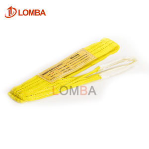 2 tấn 3 mét Vàng Polyester vô tận <span class=keywords><strong>web</strong></span> nâng cáp treo Vòng & Webbing cáp treo - Product Image 2
