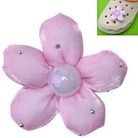 Breloque chaussure tissu arc rose fleur papillon animal pain riz oeuf collations chien chat nourriture dessin animé fruits plage sabot charme